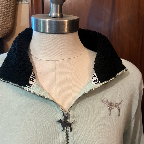 PINK Mint Green Pullover Sweater - Picture 1 of 5